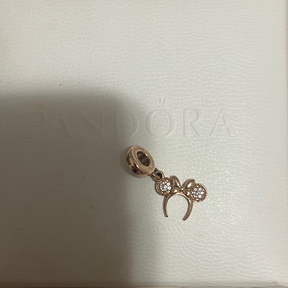 Pandora Rose Gold Minnie Mouse Ears Charm